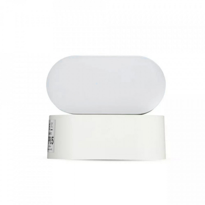 Kinkiet Ścienny V-TAC 6W LED Biały IP65 Obrotowy 350st VT-816 3000K 660lm