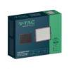 Projektor LED Solarny V-TAC 180W Pilot, AUTO, Timer, IP65 Czarny VT-180W 4000K 1800lm 2 Lata Gwarancji