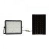 Projektor LED Solarny V-TAC 120W Pilot, AUTO, Timer, IP65 Czarny VT-120W 4000K 1200lm 2 Lata Gwarancji