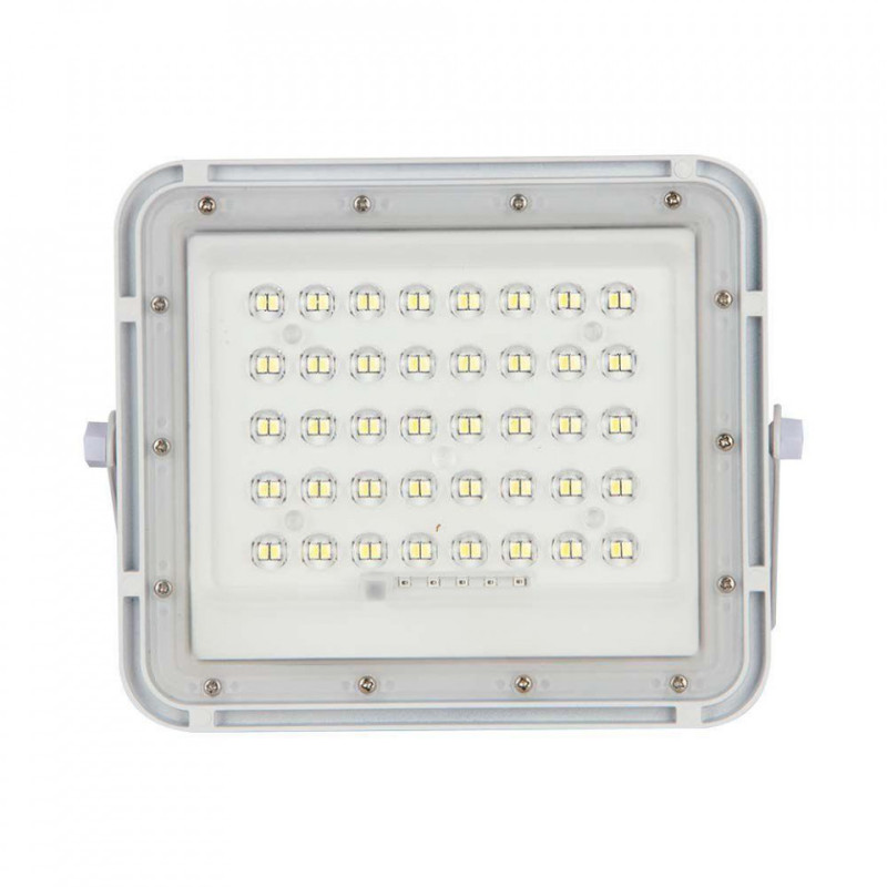 Projektor LED Solarny V-TAC 80W Pilot, AUTO, Timer, IP65 Biały VT-80W-W 4000K 800lm 2 Lata Gwarancji