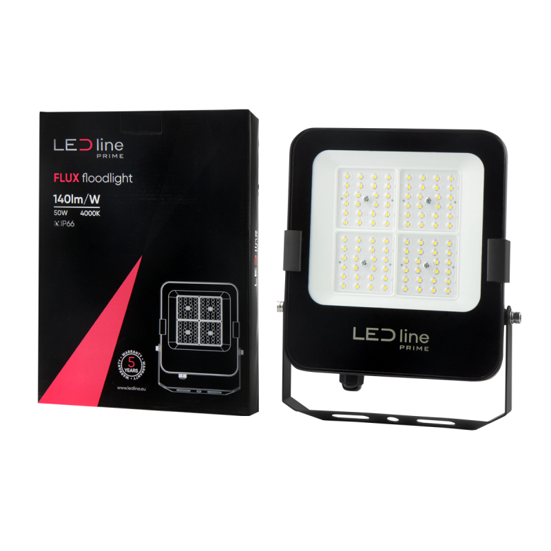 LED line PRIME FLUX floodlight 50W 4000K 140lm/W 120°