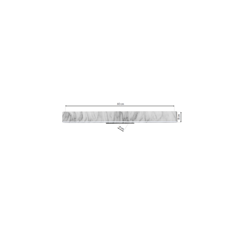 Nowoczesny kinkiet ścienny LED 24W PIERCE 4000K