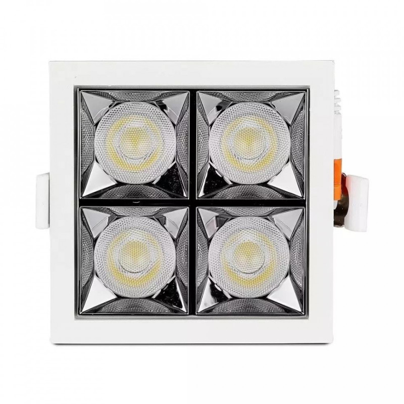 Oprawa V-TAC Downlight SAMSUNG CHIP 16W UGR19 CRI90+ 36st 2700K VT-2-16 1280lm 5 Lat Gwarancji
