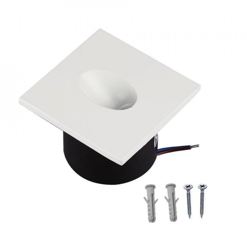 3W LED STEPLIGHT 4000K SQUARE