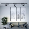 Oprawa LED V-TAC 15W Track Light Czarna Bluetooth Control 3w1 16-53st 650lm 5 Lat Gwarancji VT-7715