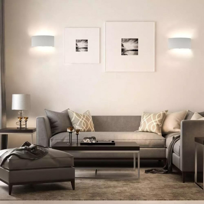 Oprawa Ścienna Góra/Dół V-TAC 8W LED Biała IP54 4000K 800lm VT-848