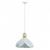 Oprawa Wisząca V-TAC Drewno Biały Pastel Seria Pryzmat 320x270mm VT-7323