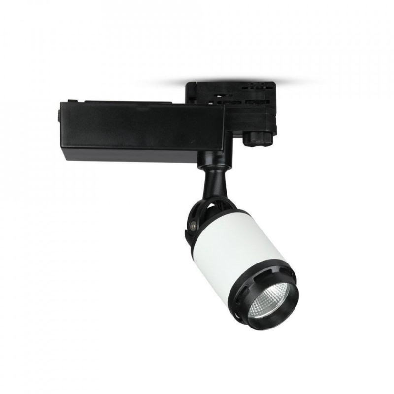Oprawa Track Light LED V-TAC 25W 24st Czarny Biały VT-4528 6000K 2100lm