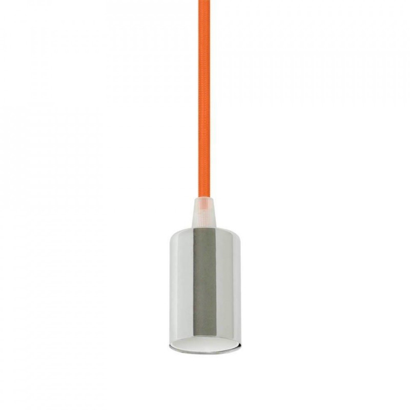 Oprawa Wisząca V-TAC Chrom Metal Cup Pomarańcz VT-7338