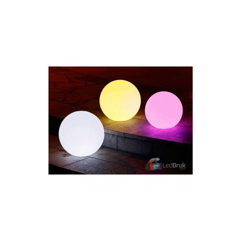 Kula ogrodowa LED 30cm 24V - RGB+BZ