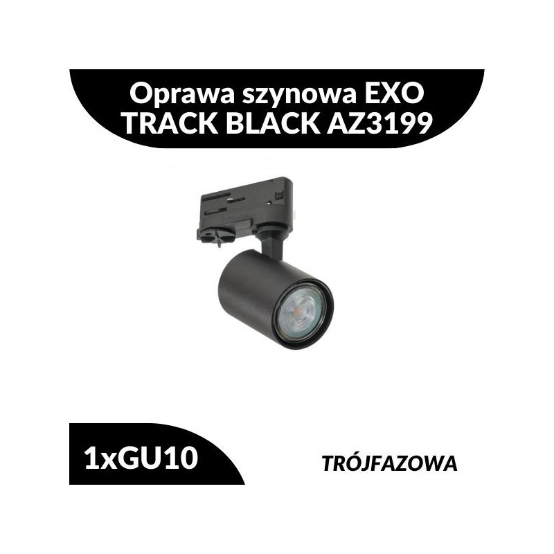 Oprawa szynowa EXO TRACK BLACK AZ3199