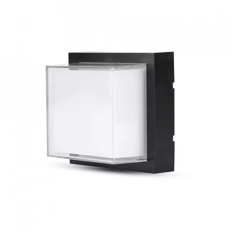 12W LED WALL LIGHT 4000K,BLACK -SQUARE