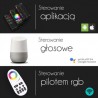 Lampa ścienna kinkiet Smart WiFi RGB 60cm Bengrants
