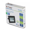 Halogen zewnętrzny LED V-TAC 20W Czarny E-Series IP65 Światło Niebieskie VT-4021
