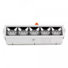 Oprawa V-TAC Downlight SAMSUNG CHIP 20W UGR19 CRI90+ 36st 4000K VT-2-21 1600lm 5 Lat Gwarancji