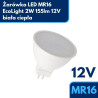 Żarówka LED MR16 EcoLight 2W 155lm 12V - biała ciepła
