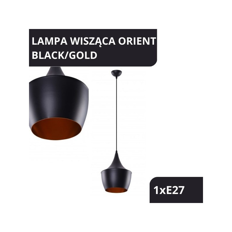 LAMPA WISZĄCA ORIENT BLACK/GOLD