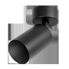 LED line oprawa natynkowa GU10 czarna PIPE