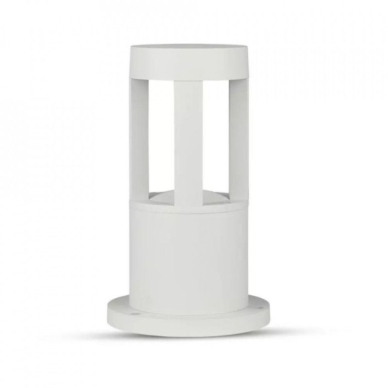 Oprawa Ogrodowa Słupek 10W LED V-TAC IP65 Biały 25cm VT-830 5000K 450lm