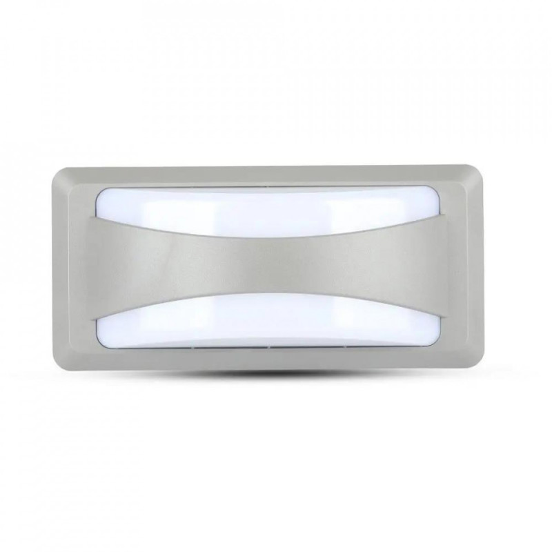 12W LED BULKHEAD WITH SOFTLIGHT 4200K GREY BODY