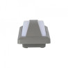 12W LED BULKHEAD WITH SOFTLIGHT 4200K GREY BODY