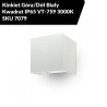 Kinkiet Góra/Dół Biały Kwadrat IP65 VT-759 3000K SKU 7079