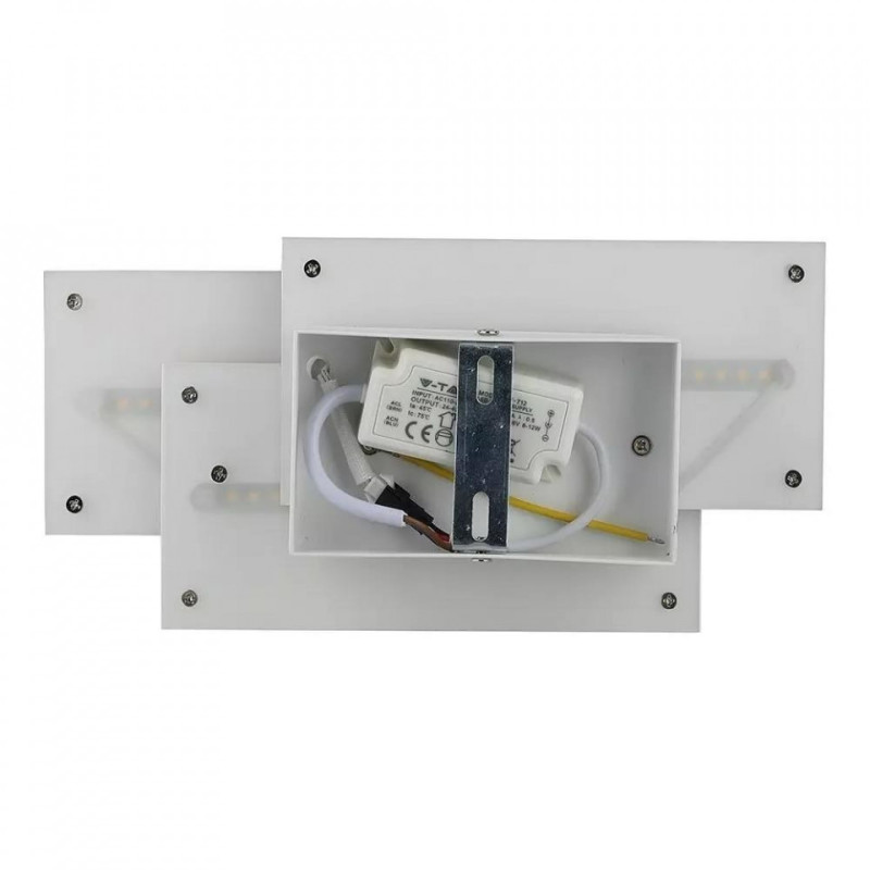 Nowoczesny kinkiet LED 12W V-TAC Wall Light Szary IP20 VT-712 3000K 1100lm