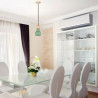 Oprawa Wisząca V-TAC Beton+Drewno Zielony fi125mm VT-7125