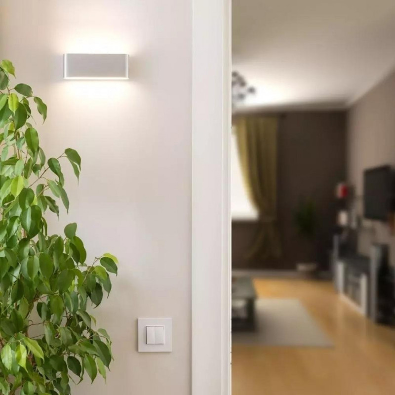 Oprawa Ścienna V-TAC 9W LED Góra Dół VT-8056 6400K Szary IP66 400lm