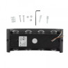Oprawa Ścienna Góra/Dół V-TAC 8W LED Czarna IP54 VT-848 4200K 940lm
