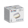Kinkiet Ścienny V-TAC 6W LED Szary IP65 Obrotowy 350st VT-816 4000K 800lm