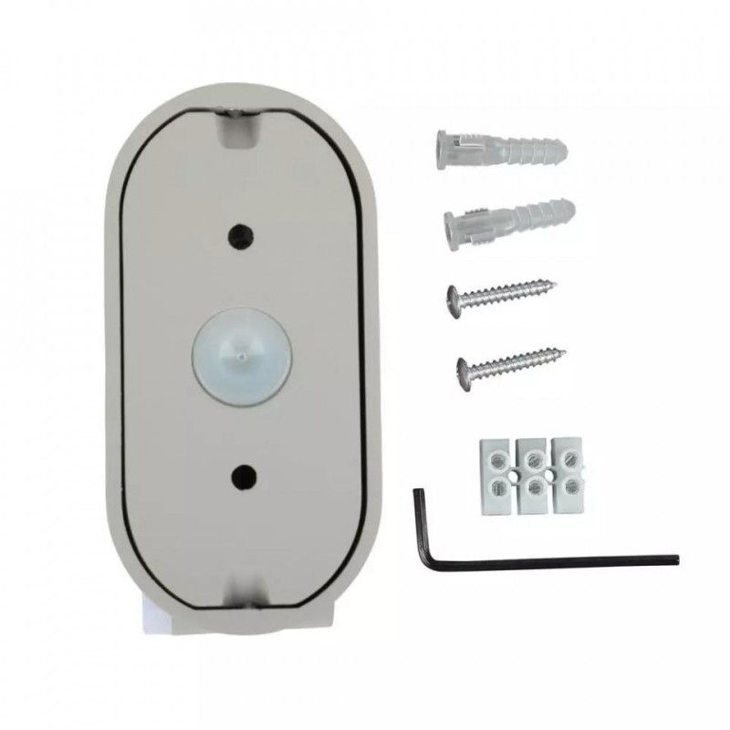 Kinkiet Ścienny V-TAC 6W LED Szary IP65 Obrotowy 350st VT-816 4000K 800lm