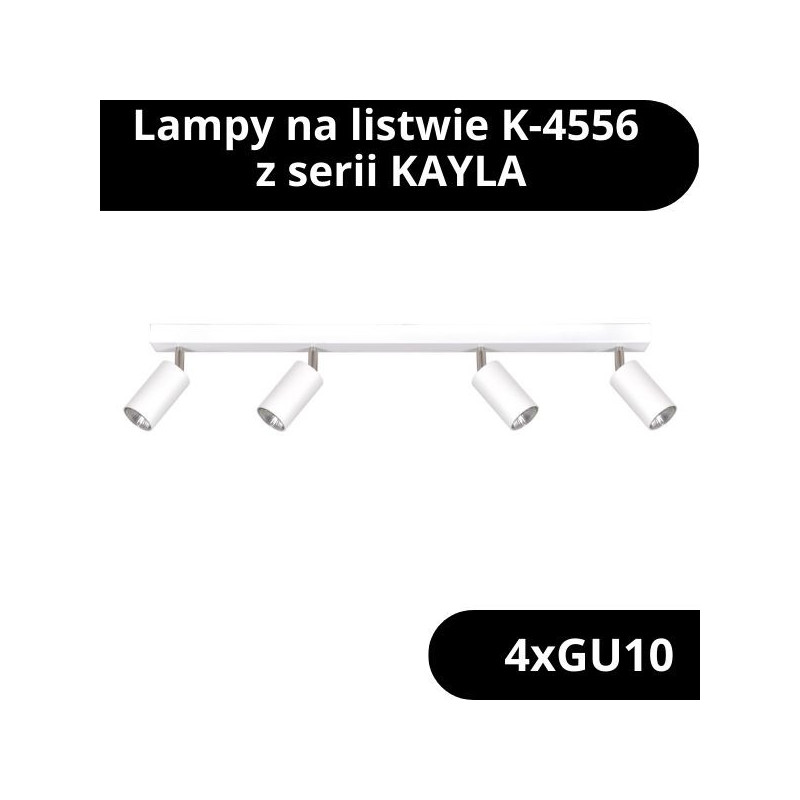 Lampy na listwie K-4556 z serii KAYLA
