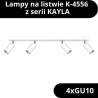 Lampy na listwie K-4556 z serii KAYLA