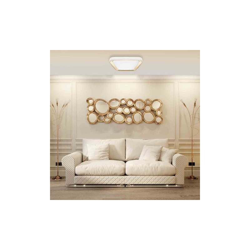 Plafon QUADRO GOLD 66W