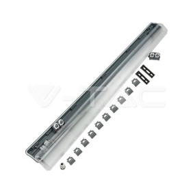 Oprawa Hermetyczna LED V-TAC PC/PC 2x120cm (2 x 18W) (Tuby LED w zestawie) VT-12023 4000K 3400lm
