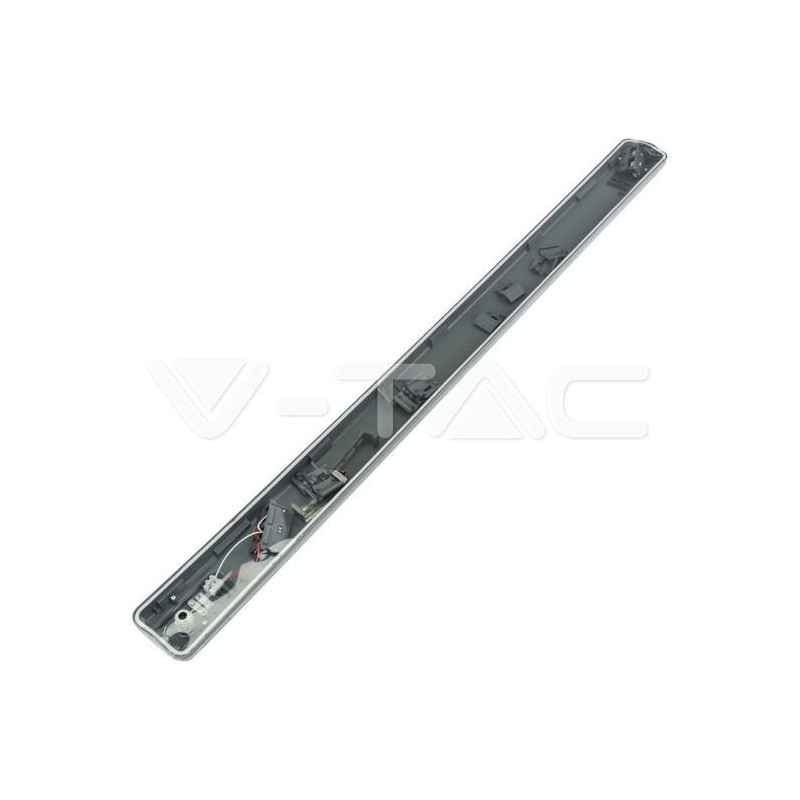 Oprawa Hermetyczna LED V-TAC PC/PC 2x120cm (2 x 18W) (Tuby LED w zestawie) VT-12023 4000K 3400lm