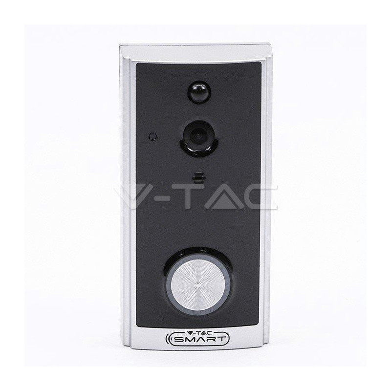 Dzwonek SMART Tuya Video Czarny 720P V-TAC VT-5412