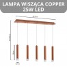 LAMPA WISZĄCA COPPER 25W LED