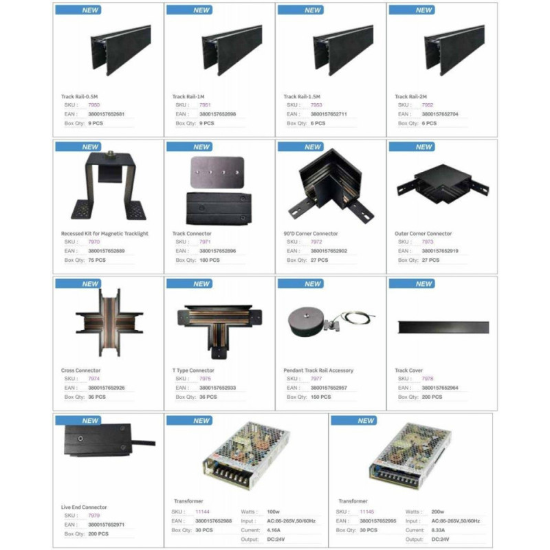 Magnetyczna oprawa szynowa 20W V-TAC 4000K