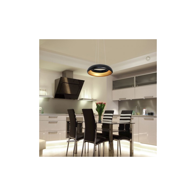 LAMPA WISZĄCA RONDO NERO 36W LED