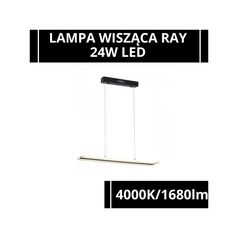 LAMPA WISZĄCA RAY 24W LED