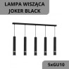 Lampa wisząca JOKER BLACK 5xGU10