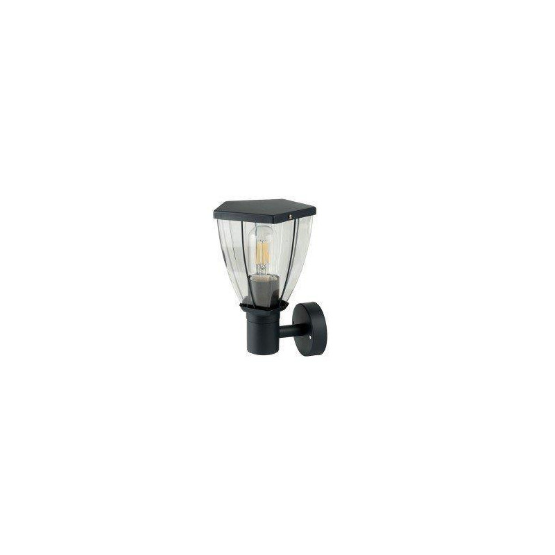 Kinkiet Ogrodowy Ścienny V-TAC Czarny Mat E27 VT-835