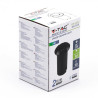 Oprawa Gruntowa 1W LED Czarna 4-stronna VT-1171 6500K IP67 10lm