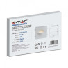 Oprawa Gipsowa V-TAC Kinkiet Ścienny G9 Biały 400x400 VT-11005 3 Lata Gwarancji