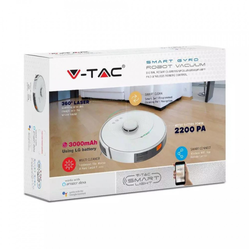 Odkurzacz Automatyczny SMART Tuya V-TAC VT-5556