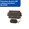 Ściemniacz do taśm LED z pilotem-brelokiem 8A 12VDC