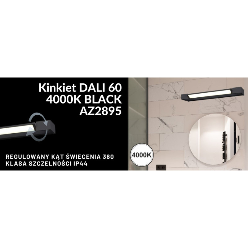 Kinkiet DALI 60 4000K BLACK AZ2895