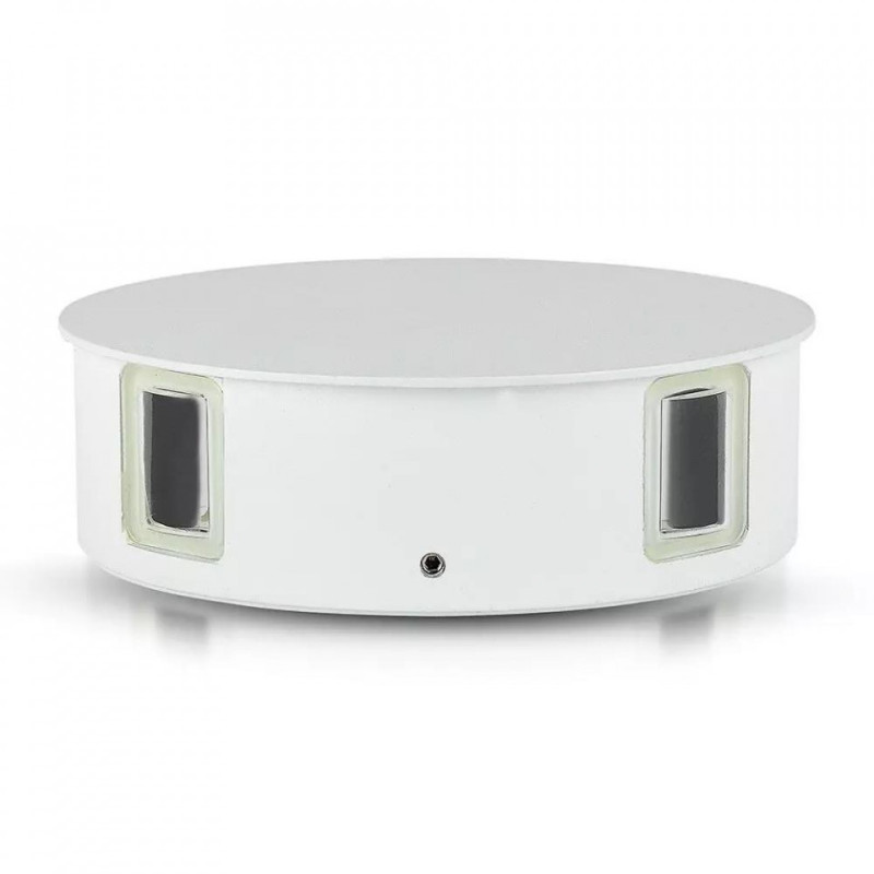 Oprawa Ścienna V-TAC 4W LED IP65 Biała Okrągła VT-706 4000K 440lm